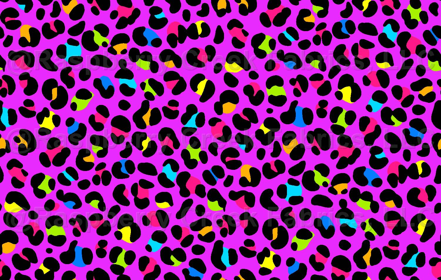 Cheetah Purple, Neon Moon Collection by Krystal Winn Design