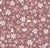 Ditsy garden, mocha, daisy, botanical, floral, brown, blush pink, small scale Image