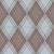 Trellis Argyle diagonal grid - kitchen shirt blanket coastal – mocha mousse brown arona blue.  Reserved in color this pattern is a perfect standalone or supporting pattern for the mocha mousse collection. A classic with a twist that shines. Image