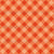 Retro Orange Diagonal Gingham Buffalo Plaid Monochrome Preppy Checks Image