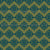 Pumpkin Patch Damask Diamond - Blue and Green Image