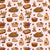 Thanksgiving Dishes Desserts and Drinks on Pink Image