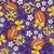 Football Cheer Bows Minnesota Vikings Colors Image
