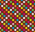 Colorful Polka Dots_Brown - Fabric Image