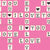 Valentine's Day Letter Tiles on Pink Image