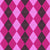 Argyle Pattern, Pink Purple Baby Pink, Brown Stitching Image