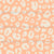 Leopard Peach Fuzz color and white fantasy abstract seamless background Image