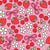 Strawberries Cherries and Daisy Flowers in Pink Image