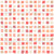 peach fuzz crooked squares on white - pantone color of the year 2024 - peach plethora color palette - cozy square fabric Image