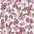 Cora Floral in Linen, Lovebud Mini Collection by the Enchanted Easel. Valentine's Day Flowers, Hand Drawn, Botanical, White, Berry, Mauve, Modern Floral. Image