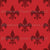 Pretty In Paris - Red Fleur de Lis Image