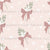 Dainty Block Print Bouquets in Muted Rose Pale Pink Image
