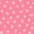 Summer Cherries | White Cherry Toss on Rose Pink Ditsy Scattered Tossed Fruit Print | Treat Truck Summer Collection by Brayberry Design [Large Scale] Image