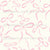 Coquette Cute Whimsical Bow Hand Drawn in Pink and White Image