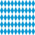 Blue and White Bavaria Rhombus Diamond Flag Pattern Image