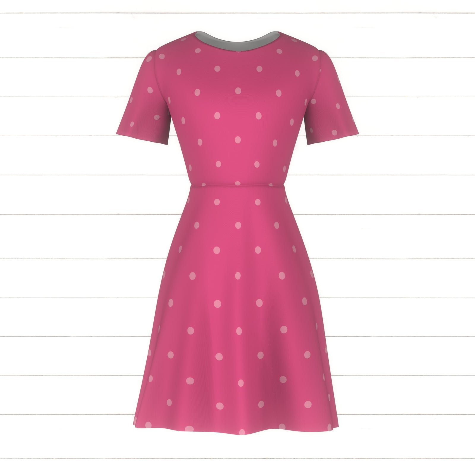Penelope Hot Pink Polka Dot