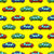 Colorful Toy Pixelated Video Game Cars on Yellow Wallpaper Image