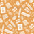 Pastels Cream and Orange Back to School Classroom Stationery Supplies Image