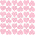 Pink Hearts Pattern, Romantic, Love Image