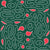 Puzzle Maze Dragonfruit Pink on Emerald Image
