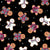 Christmas Gingerbread Men Cookies Toss on Black Image