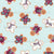 Christmas Gingerbread Men Cookies Toss on Pale Icy Blue Image