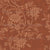 Rust floral wallpaper, romantic and moody, sophisticated flower pattern, Asian inspired, modern farmhouse, grand millennial wallpaper Image