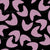 Sphynx Cat Cutouts, Purple on Black Image