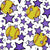 Team Spirit Softballs and Stars in Purple Image
