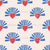 Simple Red and Blue Textured rising shiny hearts Image