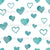 Blue Watercolor Valentine Heart Image