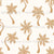 Whimsical Scattered Boho Palm Trees Silhouettes in Brown on Off White Image