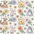 Classic Winnie the Pooh Piglet Tigger Eeyore Floral in Ivory Image