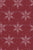 Snowfall Textured Snowflakes Classic Christmas Red Image
