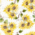 Watercolor Fall Sunflowers Image