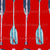 Blue Paddles on Red (Lake Life collection) Image