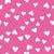 Tiny White Hearts on Hot Pink Image