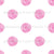 Polka dots simple pink hand drawn Image