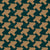 Houndstooth pattern, Green and Gold Image