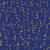 painted yellow dots on blue background Image