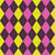 Argyle Pattern, Purple Pink Yellow, Orange Stitching Image
