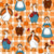 Silly Goose Thanksgiving Orange Image