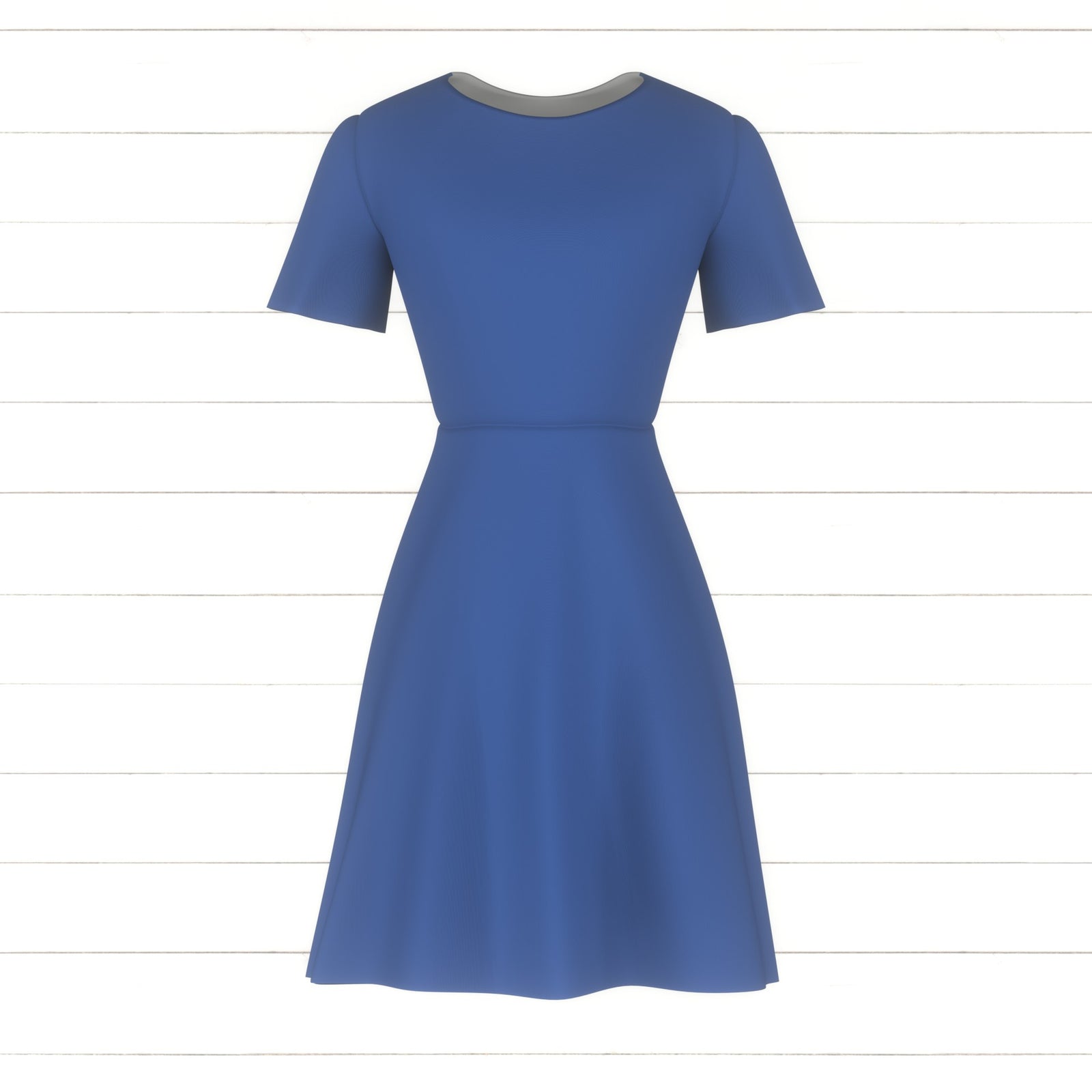 Ultramarine Blue Solid Color - Cornflower Blue Plain Colour Block // Sweet Love + Romantic Charm