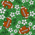 Football Floral in Kelly Green Image