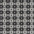 Faux Knitted Wool Gingham Retro Folk Nordic Warm Grandpa Style White and Color Hearts Black and White Image