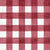 Faux Linen PRINTED Textured Gingham Red Image