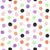 Dots, polka dots, tossed, white, bright green, kids, girls, black, purple, orange, light pink, halloween, light purple, women, fall, home decor, witch Image