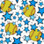 Team Spirit Softballs and Stars in Blue Image