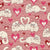 A Love Tail of Cats with Hearts in Light Pink Image