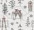 Vintage Christmas Morning Snow Adventure Scene Skis Sleds Snowshoes Image